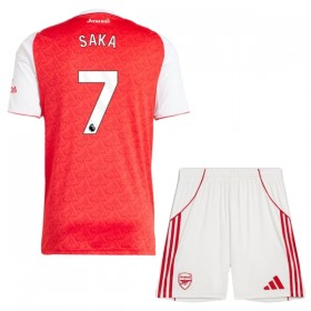 Arsenal Saka 7 Domácí 2025-26 - Dětské Fotbalové Dresy (S/S)